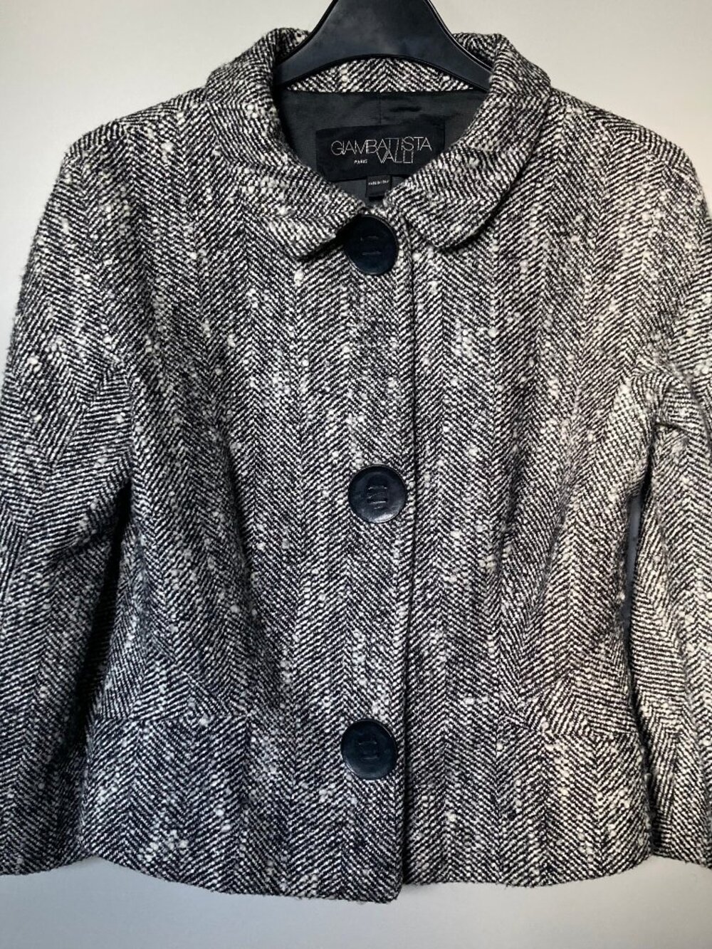 Giambattista Valli vintage 60s mod inspired wool blazer jacket